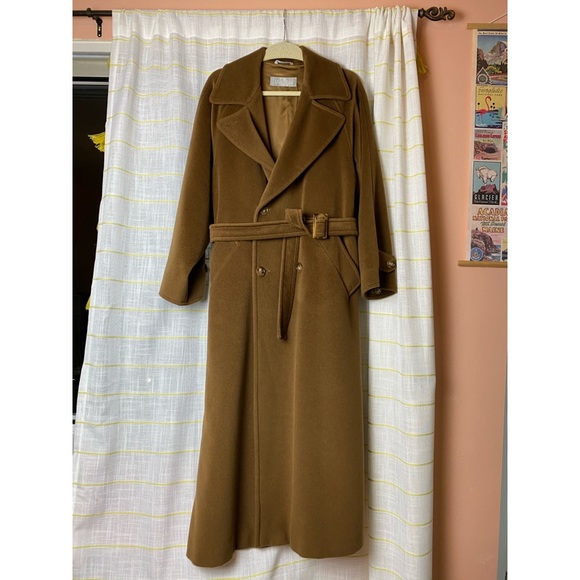MAX MARA Camel Wool Coat - Picture 2 of 9